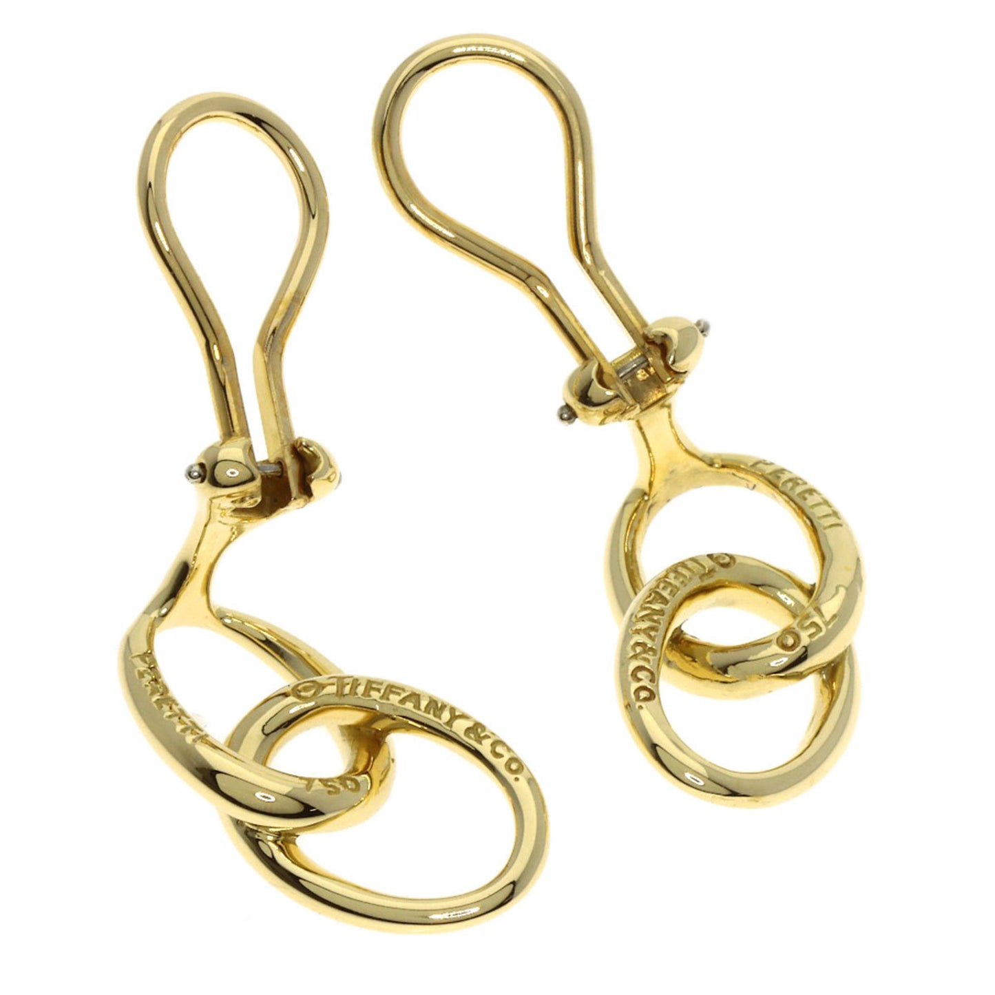 Tiffany & Co. Double Loop Earrings In 18K Yellow Gold