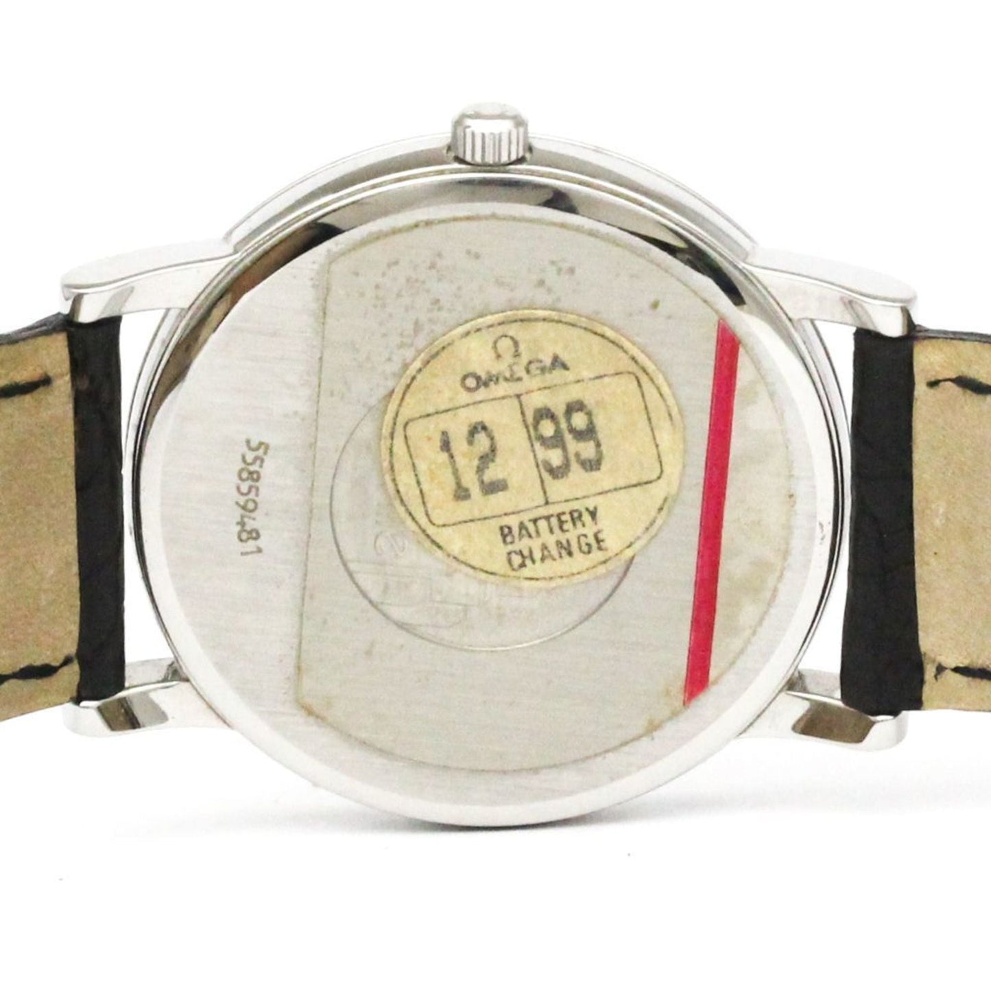 OMEGA De Ville Prestige Steel Leather Quartz