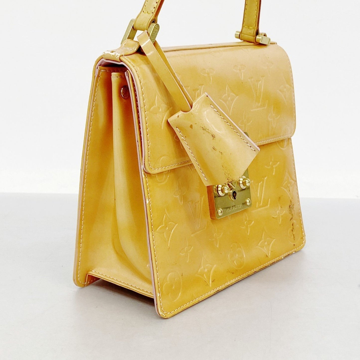 Louis Vuitton Vernis Spring Street Handbag M91033 Rose