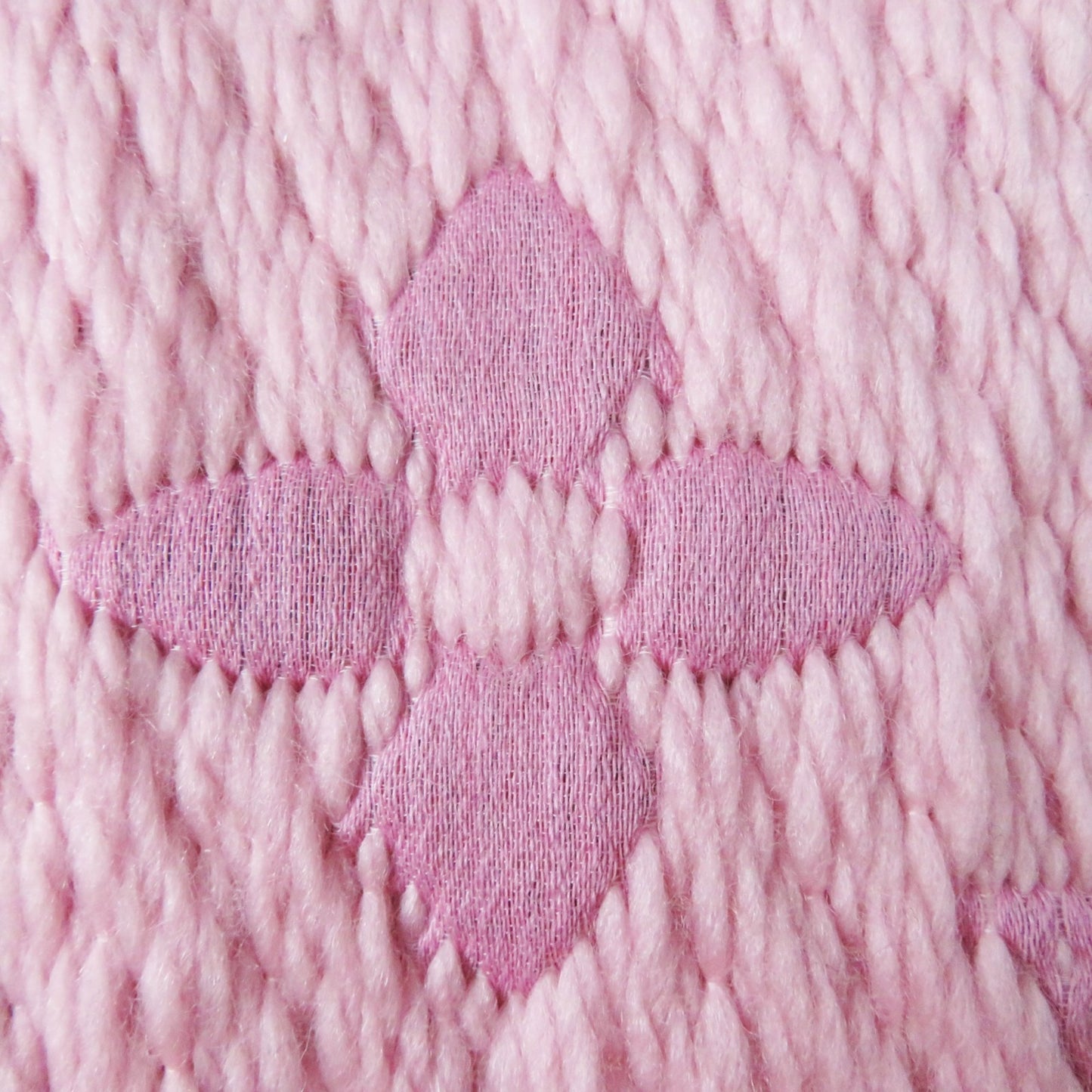 Louis Vuitton M76178 Echarpe Logomania Ala Folie Wool And Silk Rose Ballerine Lucky Monogram Scarf