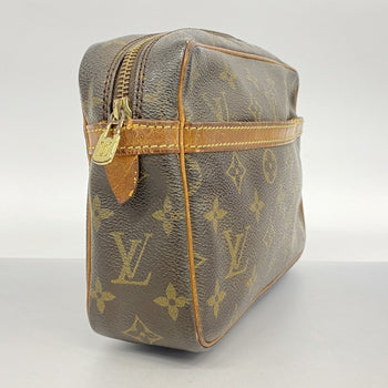 Louis Vuitton Monogram Compigne 23 Clutch Bag M51847 Brown