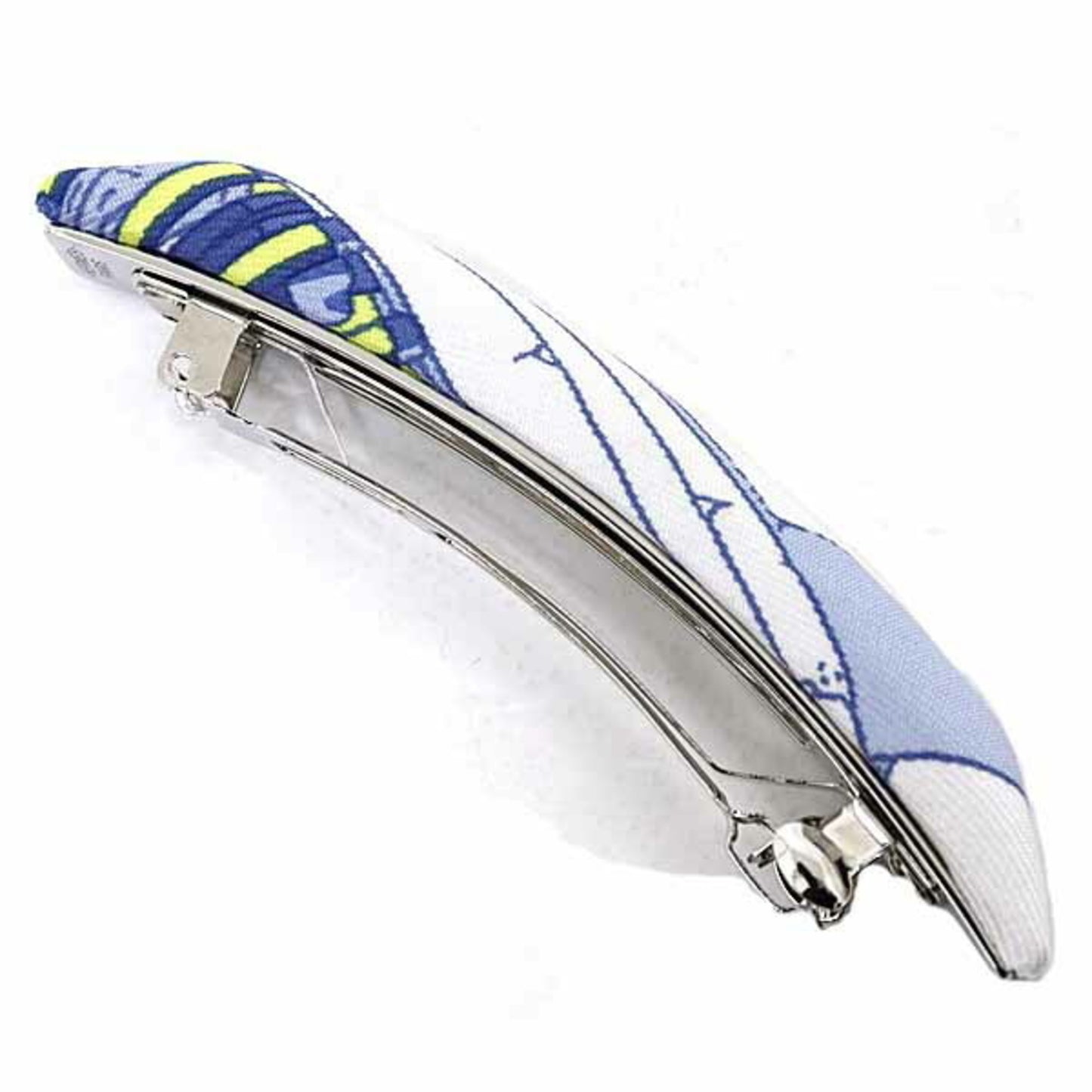 Hermes Hermes Barrette Eclipse Legend Of The Horse Hair Accessory Silk Multicolor