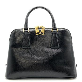 Prada Promenade Shoulder Bag Black Triangle Plate
