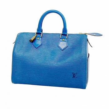Louis Vuitton Epi Speedy 25 Handbag M43015 Toledo Blue