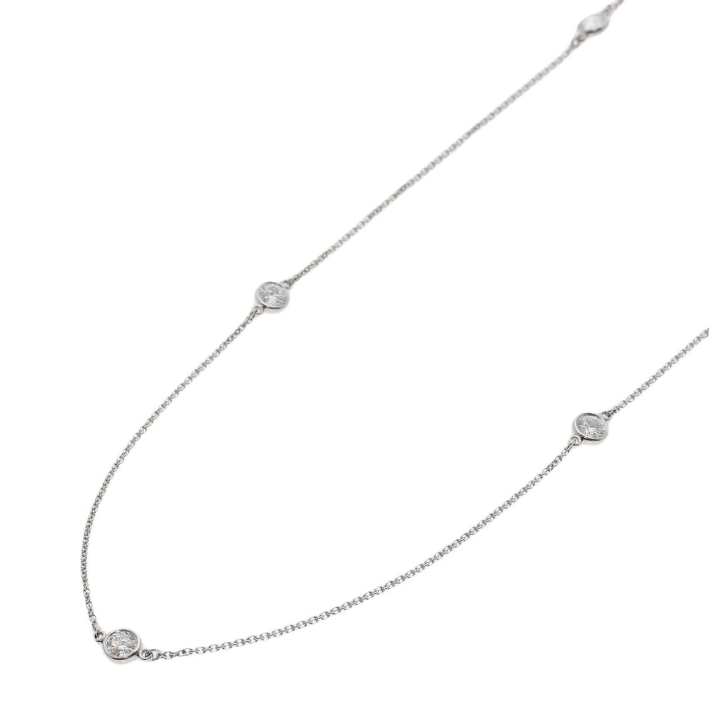 Tiffany & Co. By The Yard 5-Piece Diamond Necklace In Platinum Pt950