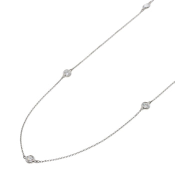 Tiffany & Co. By The Yard 5-Piece Diamond Necklace In Platinum Pt950