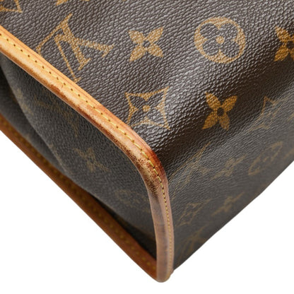 Louis Vuitton Monogram Popincourt Au Shoulder Bag Tote M40007 Brown Leather