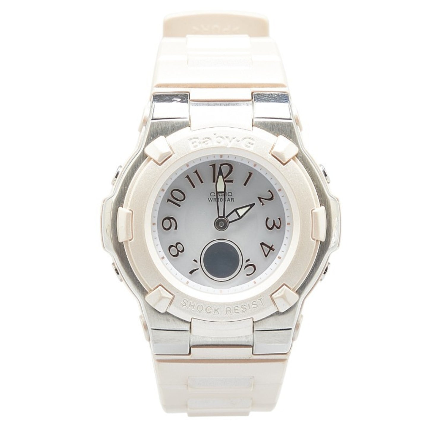 Casio Baby-G Tripper Watch Bga-1100-4Bjf Tough Solar Gray Dial Rubber Stainless Steel