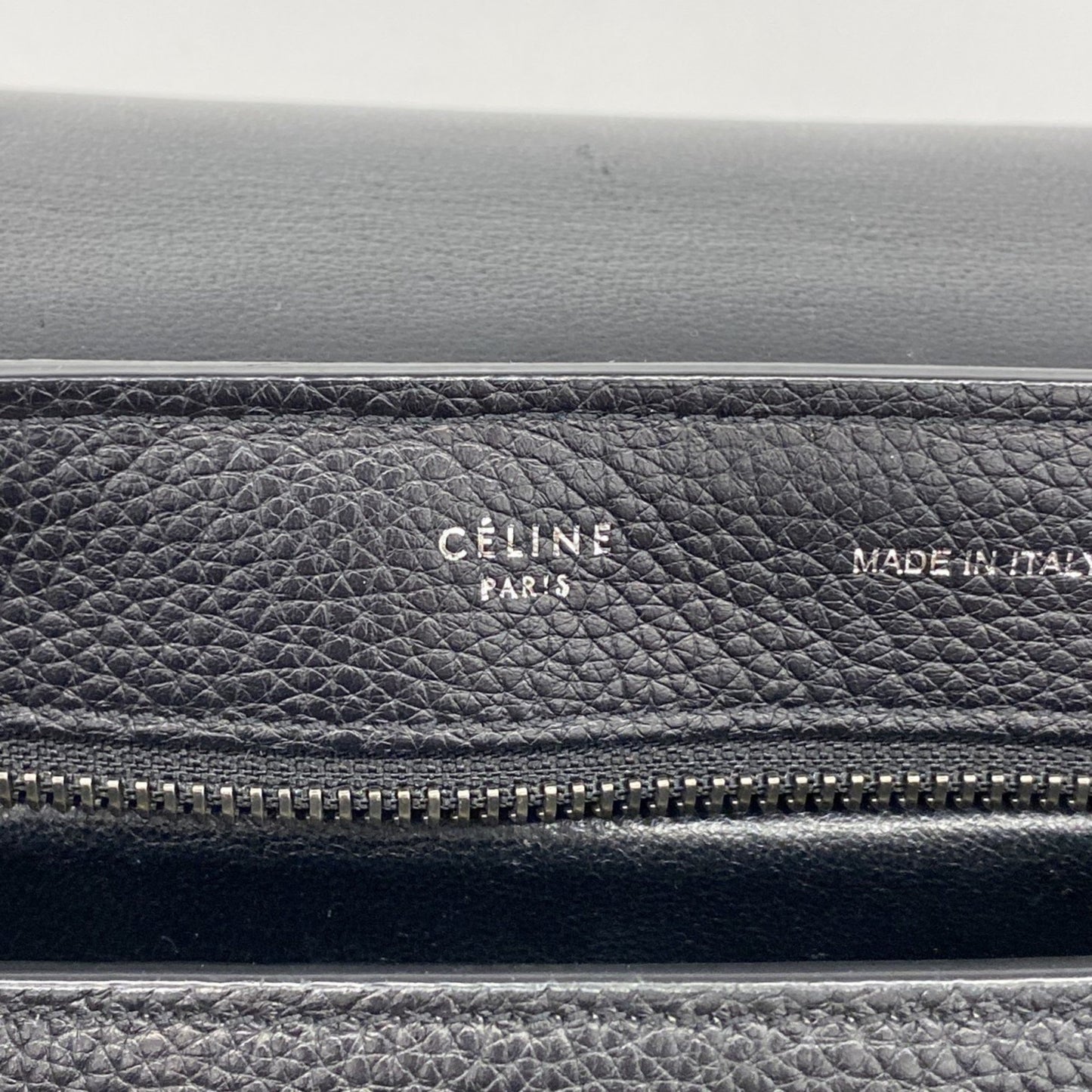 Celine Trapeze Handbag In Suede And Leather