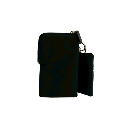Prada Re-Nylon Triangle Logo Hardware Nylon Pouch Shoulder Bag Smartphone Case Black 20924