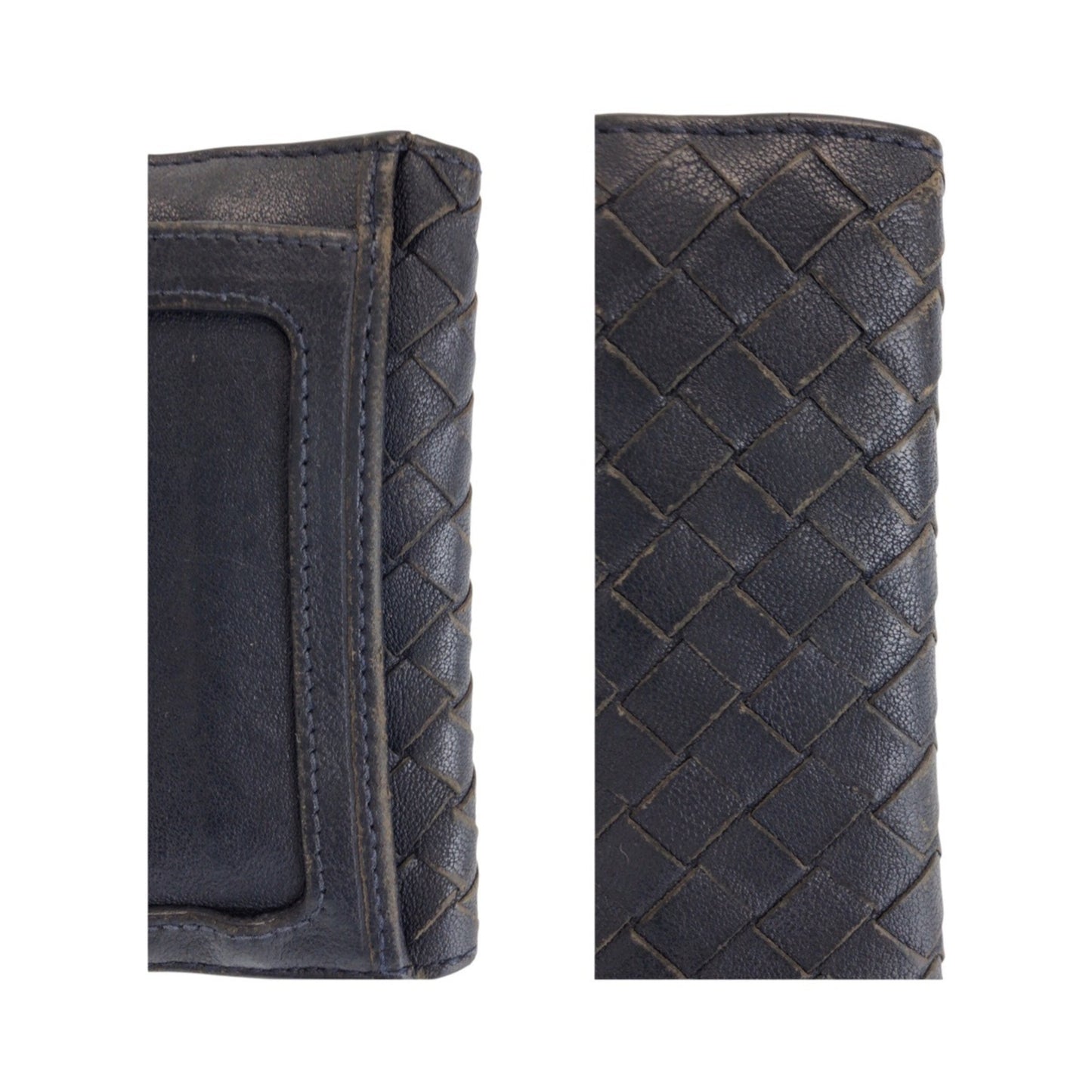 Bottega Veneta Intrecciato Leather Card Case/Pass Case