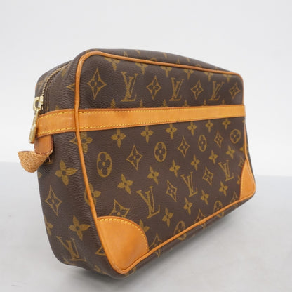 Louis Vuitton Monogram Compigne 28 Clutch Bag M51845 Brown