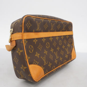 Louis Vuitton Monogram Compigne 28 Clutch Bag M51845 Brown