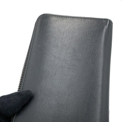 Christian Dior Long Wallet Round Leather 2Ufbc011Xla Black Dior Homme