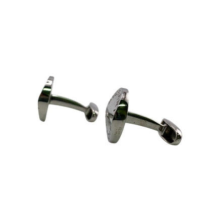 Bvlgari Bvlgari Round Cufflinks Silver