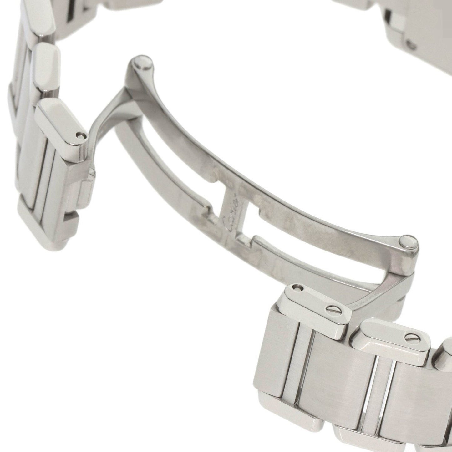 Cartier Tank Franaise W51008Q3 Sm Stainless Steel Watch