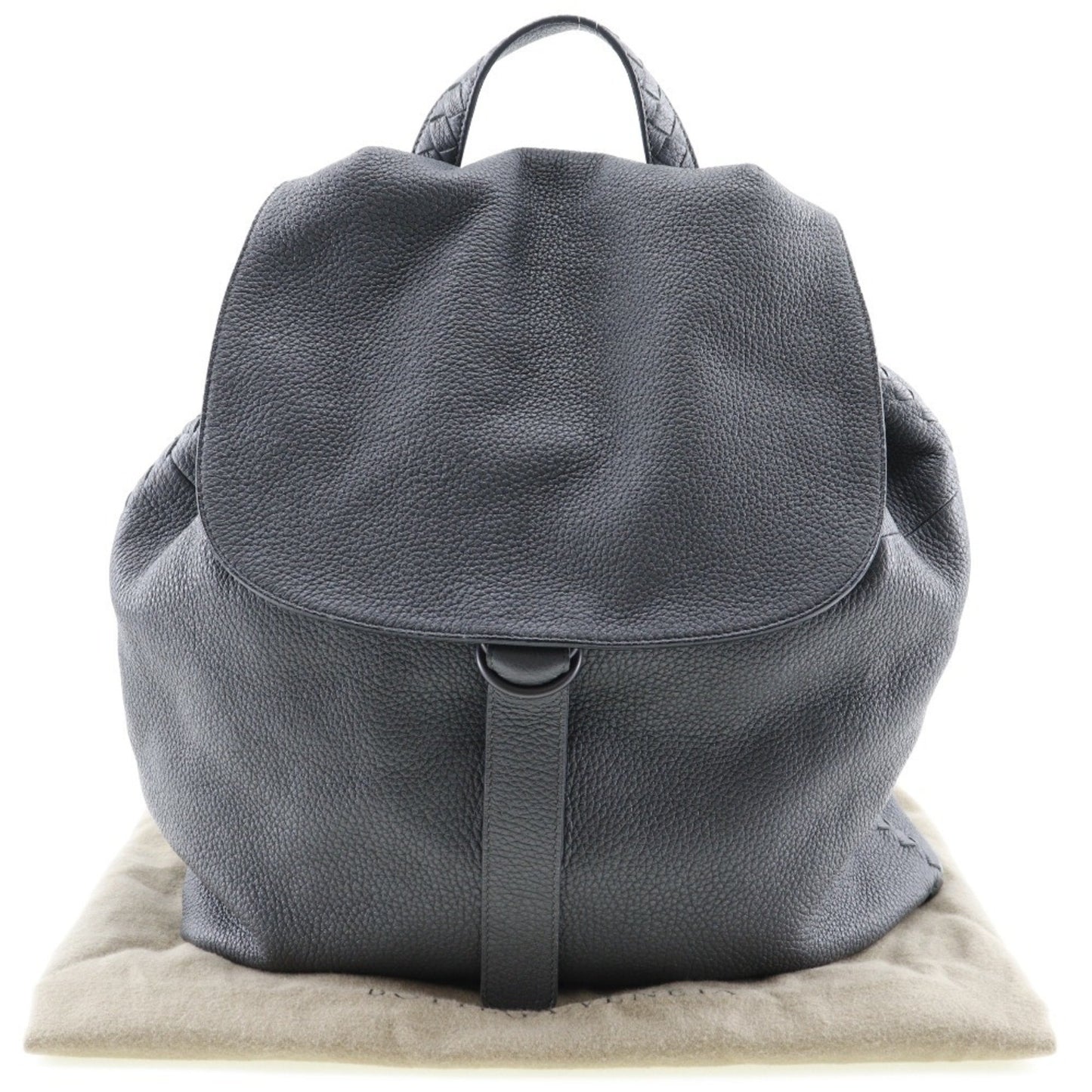 Bottega Veneta Bottegaveneta Intrecciato Backpack/Daypack Calf Made In Italy Gray Shoulder Handbag
