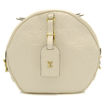 Louis Vuitton Poite Chapeau Souple Monogram Empreinte Creme Shoulder Bag M45276