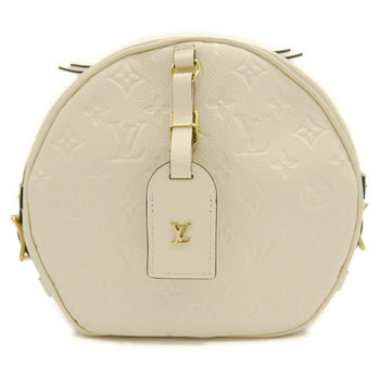 Louis Vuitton Poite Chapeau Souple Monogram Empreinte Creme Shoulder Bag M45276