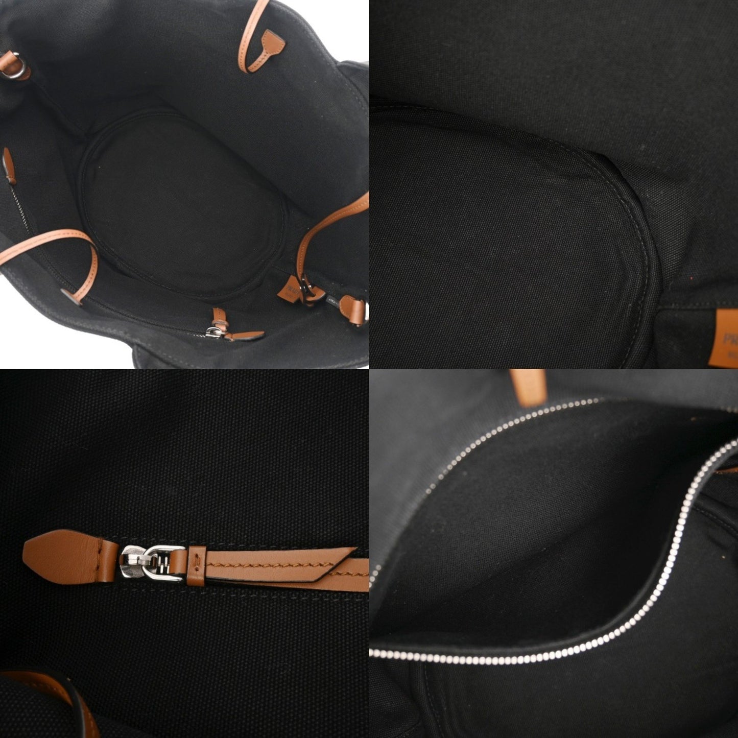 Prada Canapa Fabric Handbag