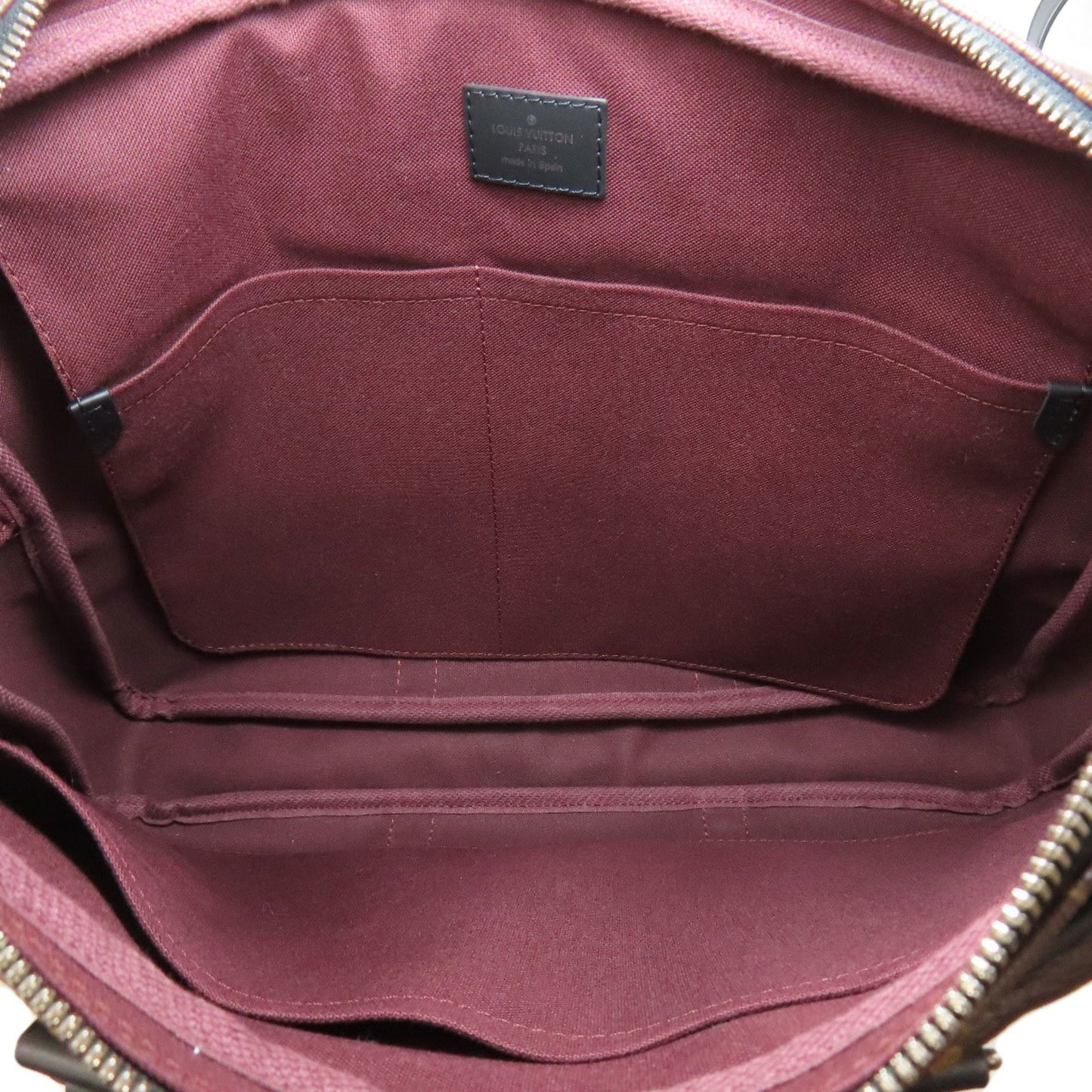 Louis Vuitton M52005 Porte-Document Voyage Pm Business Bag Monogram Macassar