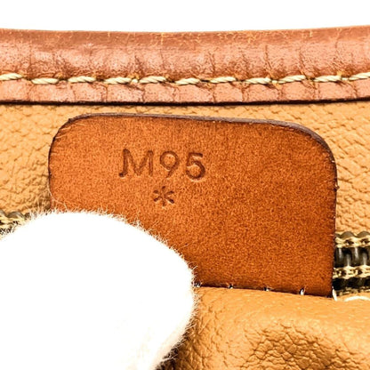 Celine Macadam M95 Tote Bag Shoulder Bag/Leather Beige