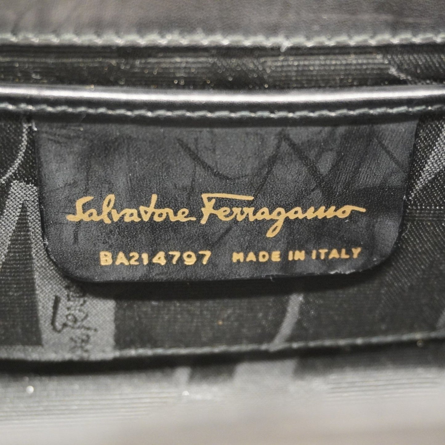 Salvatore Ferragamo Gancini Leather Shoulder Bag