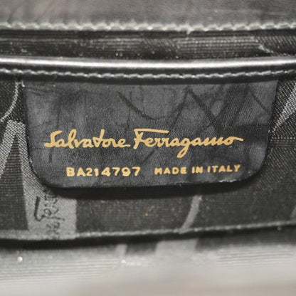 Salvatore Ferragamo Gancini Leather Shoulder Bag