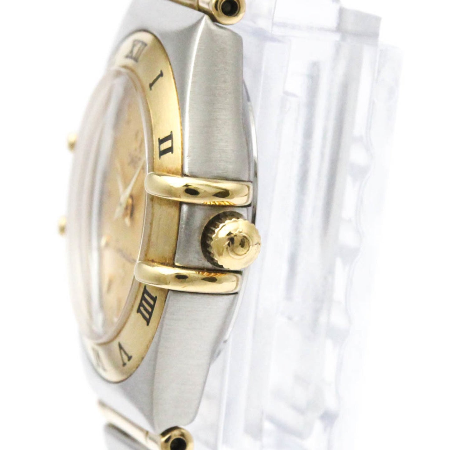 Omega Constellation 18K Gold Steel Quartz