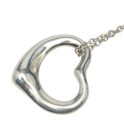 Tiffany & Co. Open Heart Necklace In 925 Sterling Silver