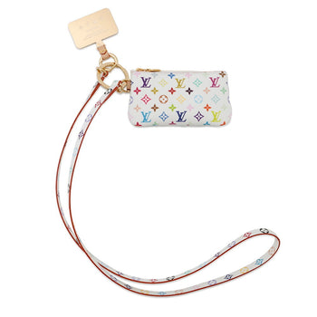 Louis Vuitton Monogram Multicolore Shoulder Bag With Lv X Tm Phone Holder (M14099) In White