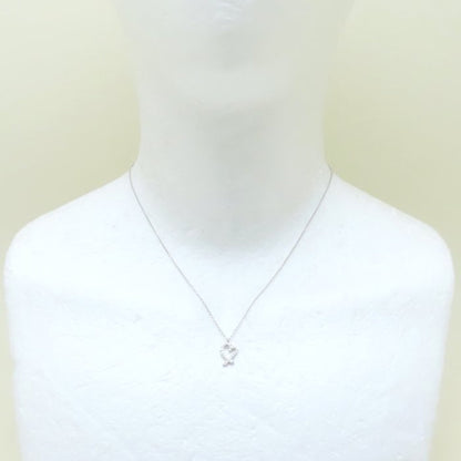 Tiffany&Co. Tiffany Loving Heart Necklace Diamond Paloma Picasso K18Wg White Gold 293601