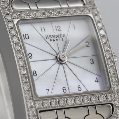 Herms H Watch D Hh1.130 Ss Quartz Wristwatch