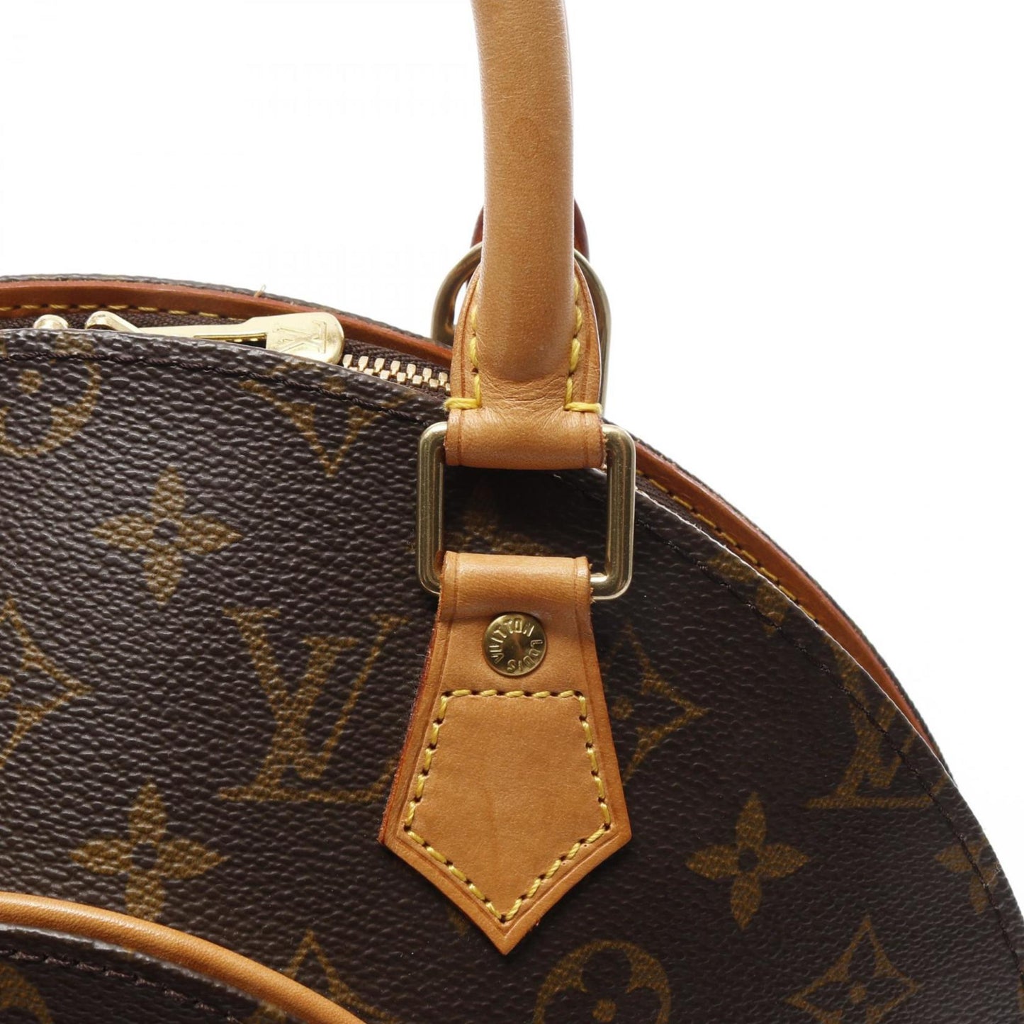 Louis Vuitton Ellipse Pm Monogram Handbag Coated Canvas Leather