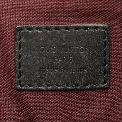 Louis Vuitton Monogram Macassar Porte-Document Jour Handbag/Business Bag M40868 Brown/Black Leather