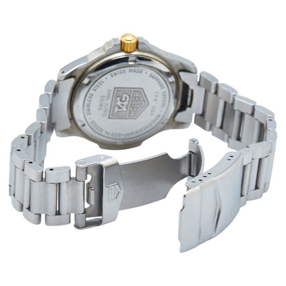 Tag Heuer 4000 Series Watch 995.413 Quartz Gold Dial Stainless Steel Plated Boys' Heuer