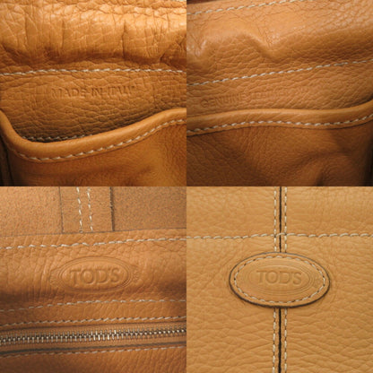 Tod'S Leather Yellow Beige Handbag 0438Tod'S