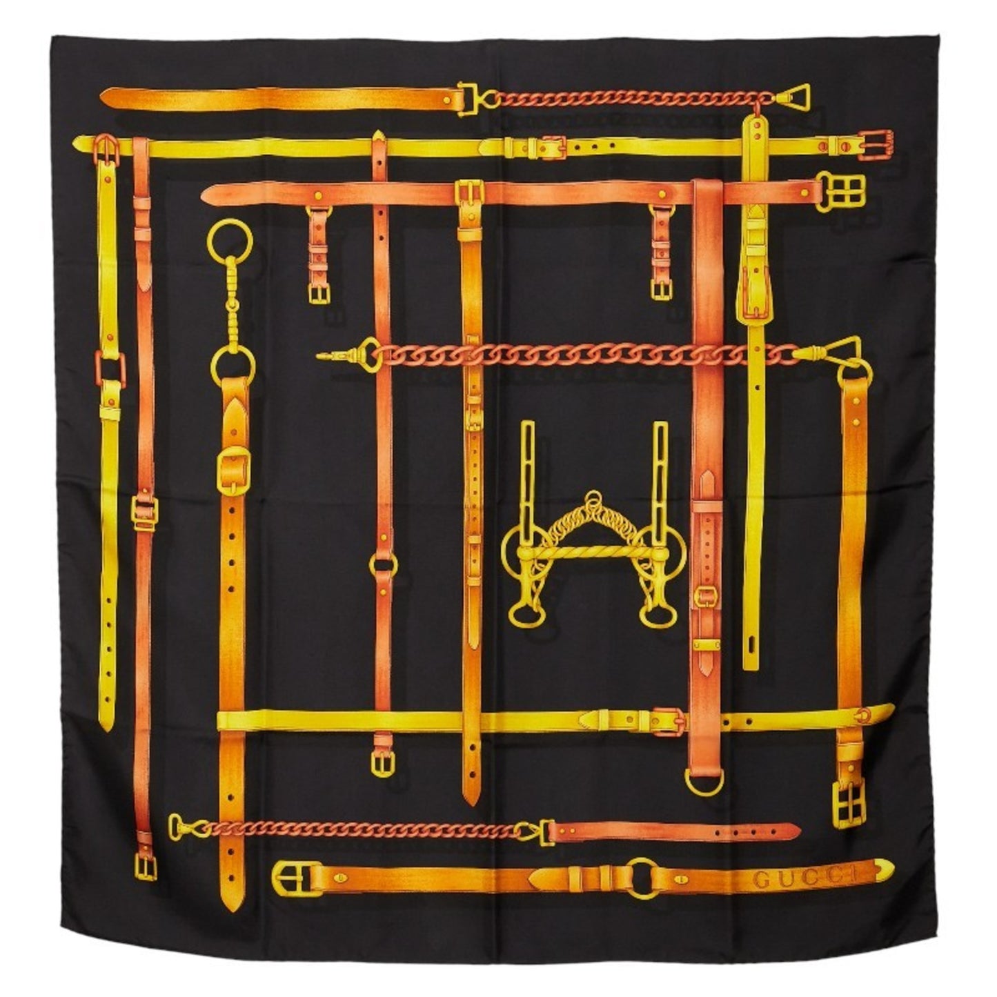 Gucci Belt-Patterned Scarf