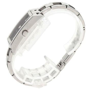 Gucci 110 Square Face 3P Diamond Watch Stainless Steel Ss