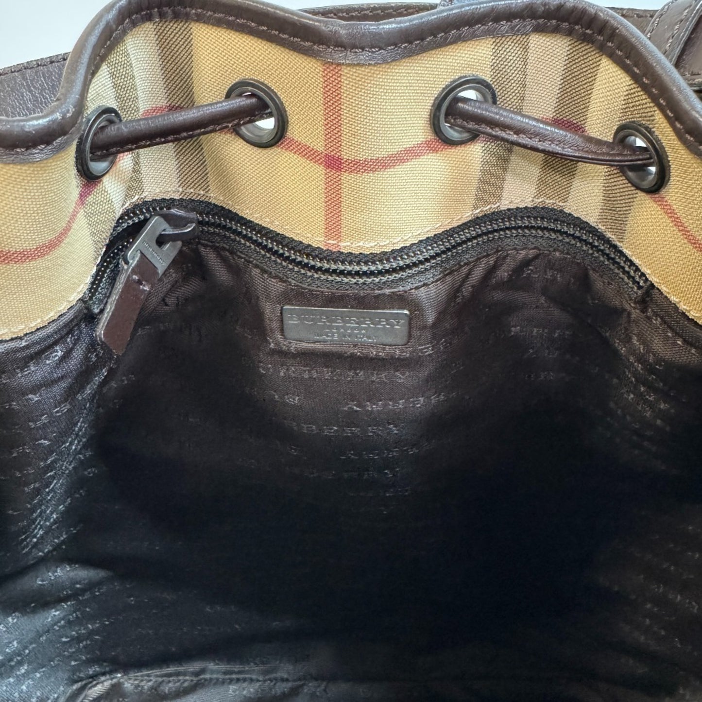 Burberry Nova Check Handbag Beige