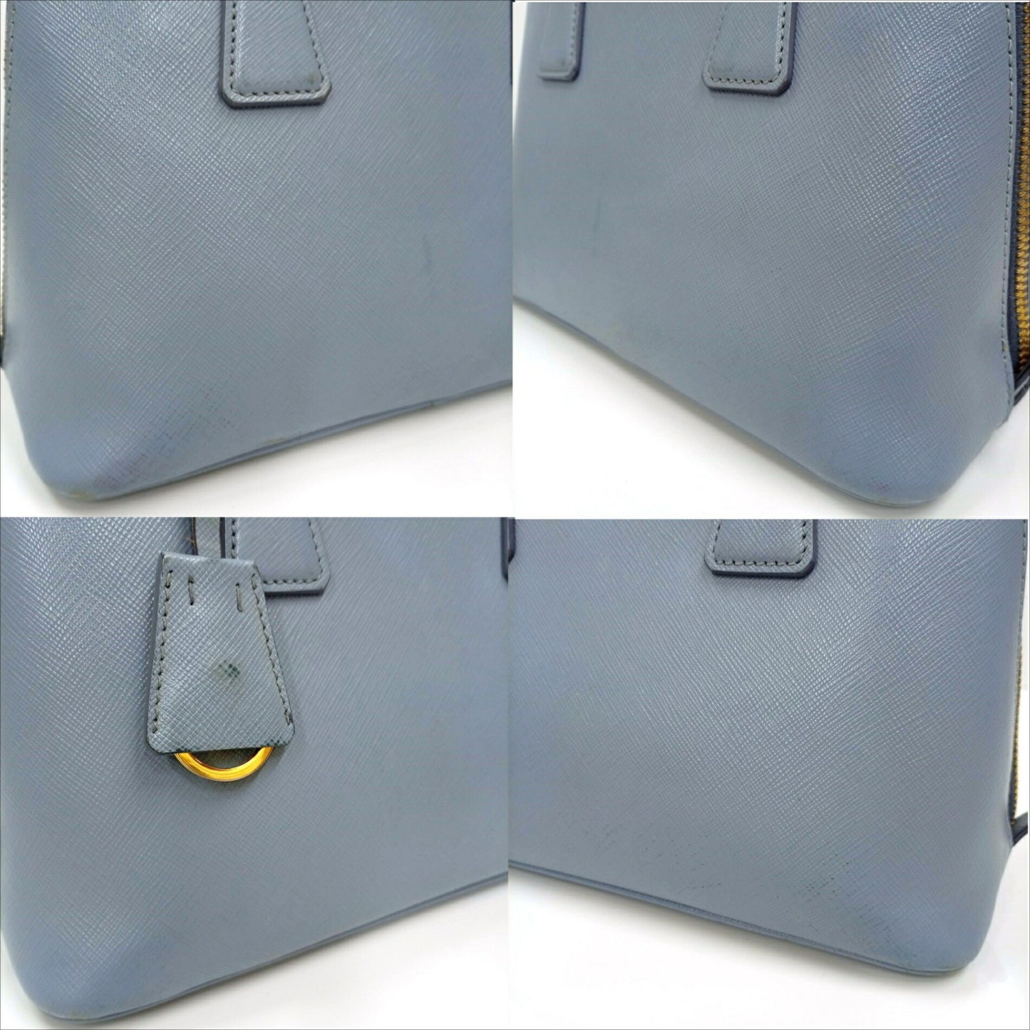 Prada Saffiano Leather Lux Astrale Sky Blue Bl0838 Prada Saffiano Lux Astrale Handbag Ja-25011
