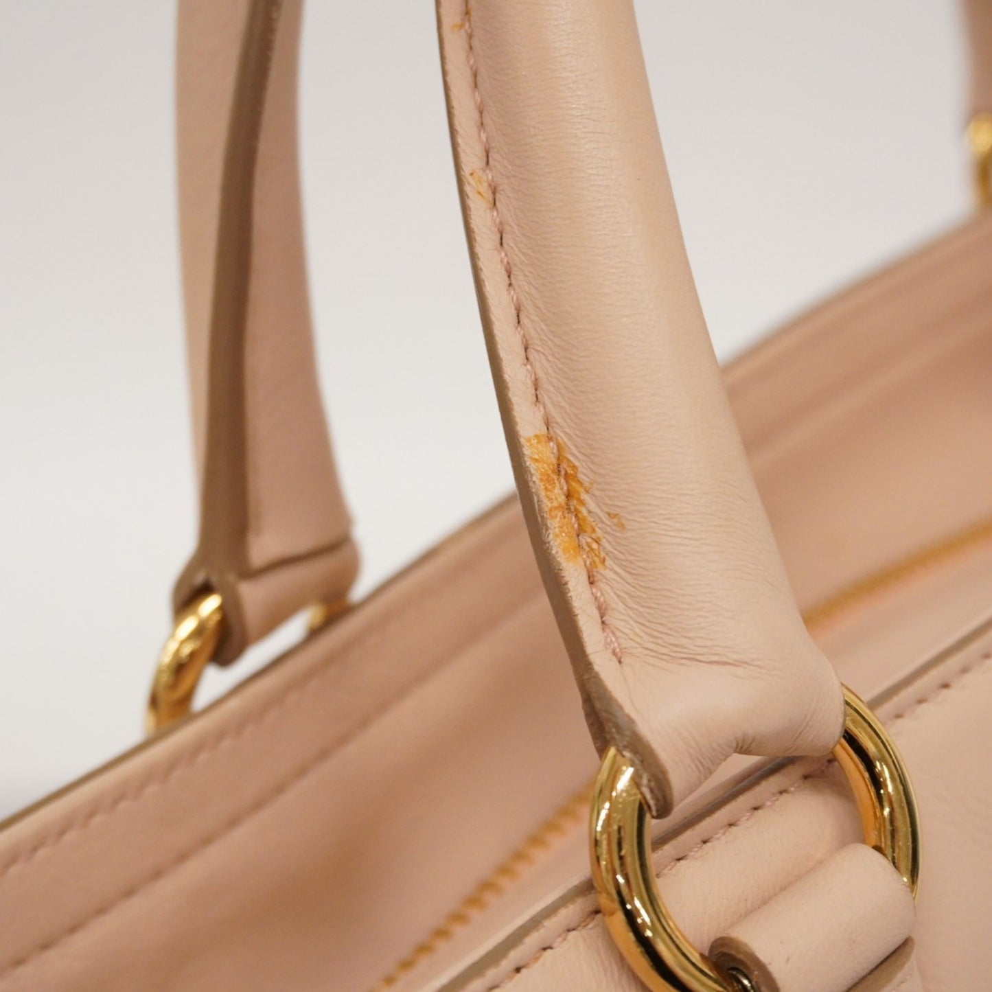 Salvatore Ferragamo Gancini Leather Handbag