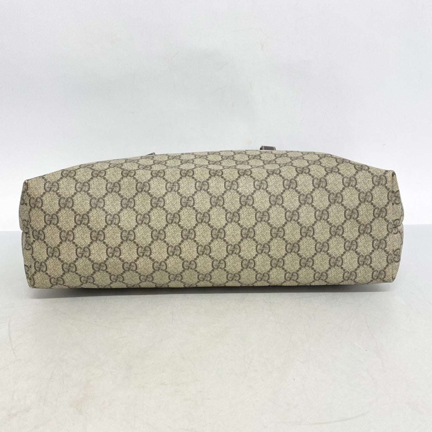 Gucci Gg Supreme Tote Bag 211137 Beige Brown