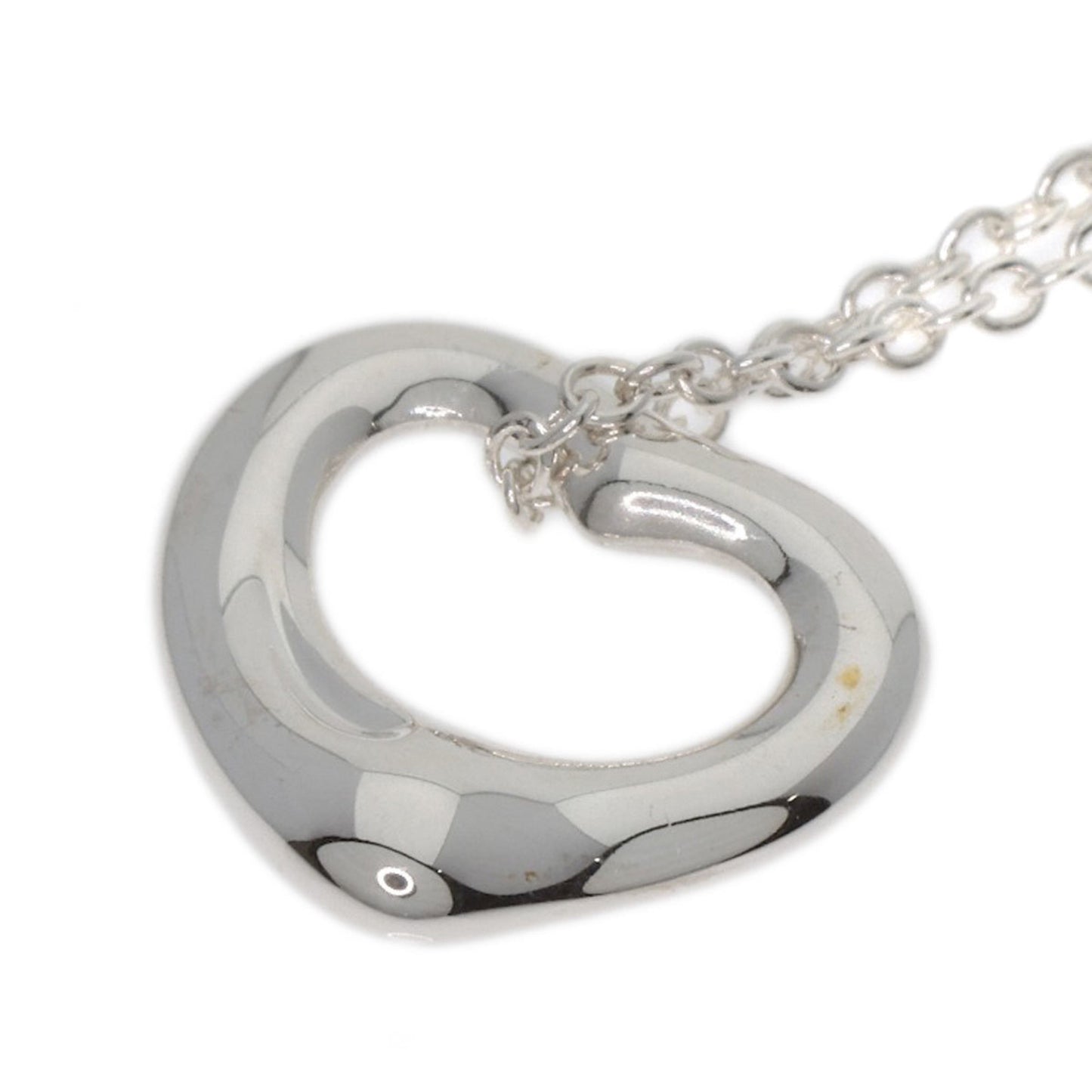 Tiffany & Co. Open Heart Necklace In Silver