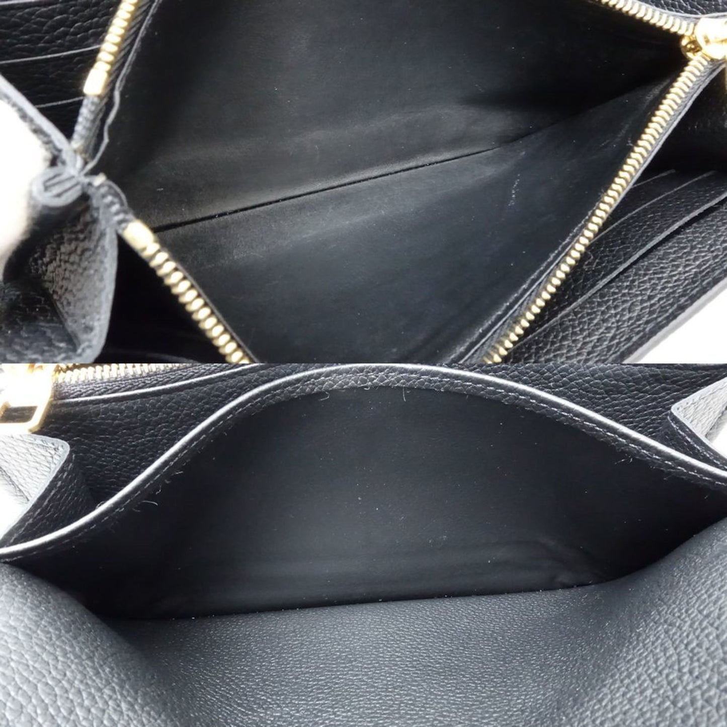 Louis Vuitton Louis Vuitton Long Wallet M80496 Portefeuille Sarah Monogram Bicolor Empreinte Black