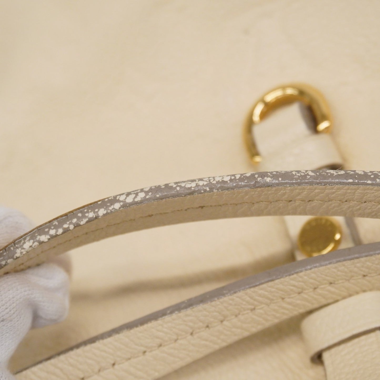 Louis Vuitton Monogram Empreinte Citadines Pm Tote Bag M40554 Neige