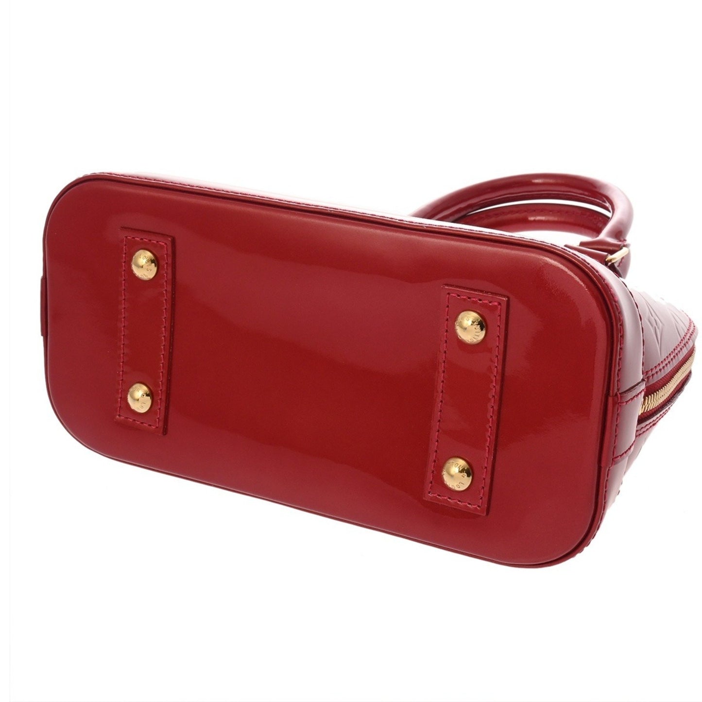 Louis Vuitton Monogram Vernis Alma Bb Pomme D'Amour M91606 Women'S Handbag