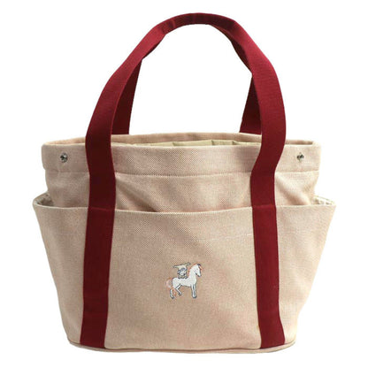 Hermes Cabriole Mother'S Bag Tote Red