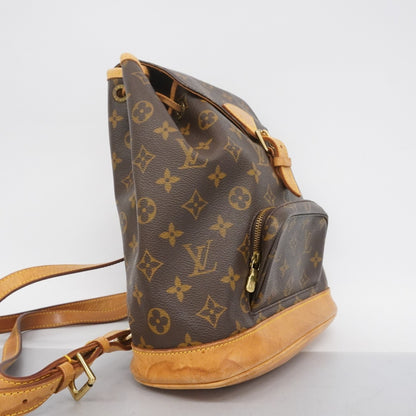 Louis Vuitton Monogram Montsouris Mm Backpack M51136 Brown