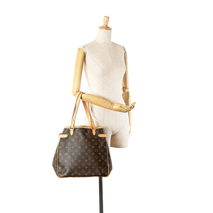 Louis Vuitton Monogram Batignolles Vertical Tote Bag Shoulder M51153 Brown Pvc Leather
